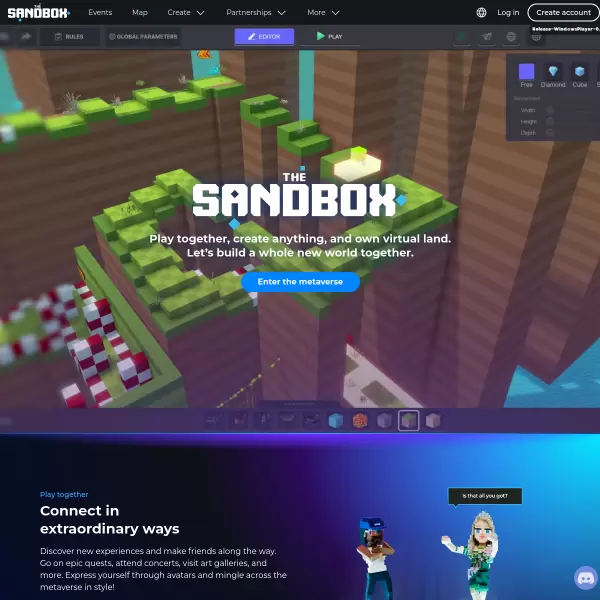 The Sandbox (SAND) screenshot