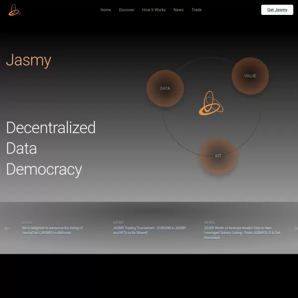 JasmyCoin (JASMY) screenshot