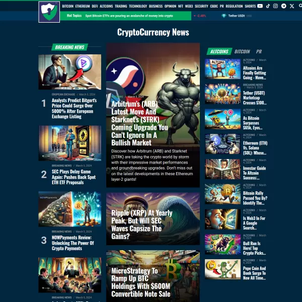 Crypto Daily screenshot