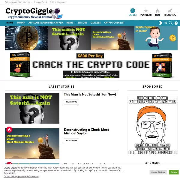 CryptoGiggle screenshot