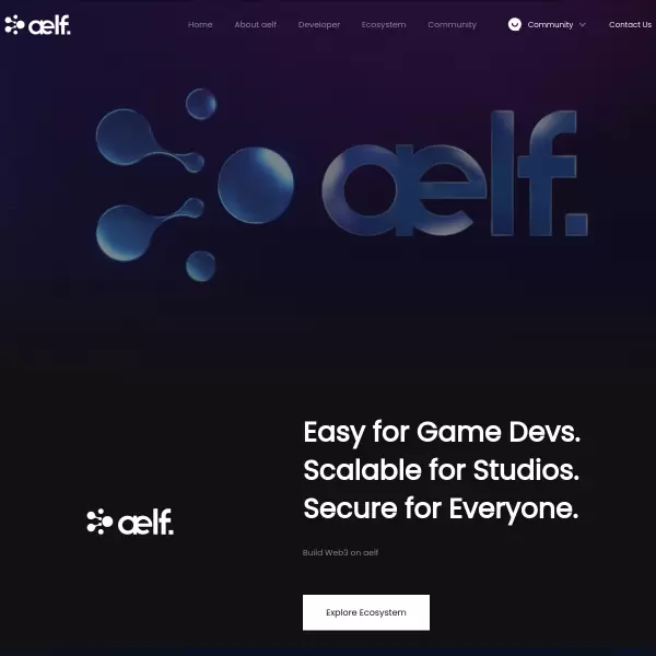 aelf (ELF) screenshot