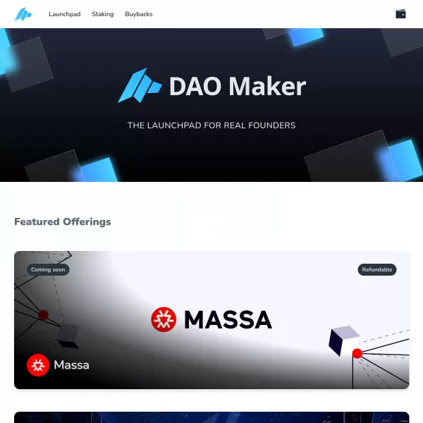 DAO Maker (DAO) screenshot