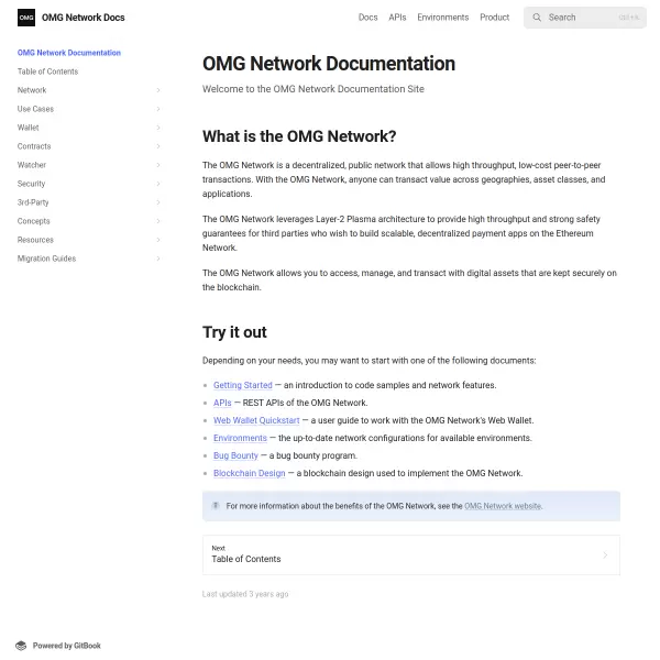 OMG Network (OMG) screenshot