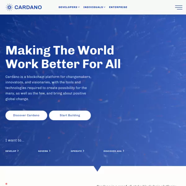 Cardano (ADA) screenshot