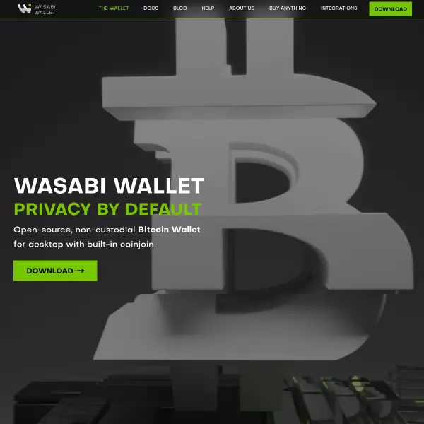 Wasabi Wallet screenshot