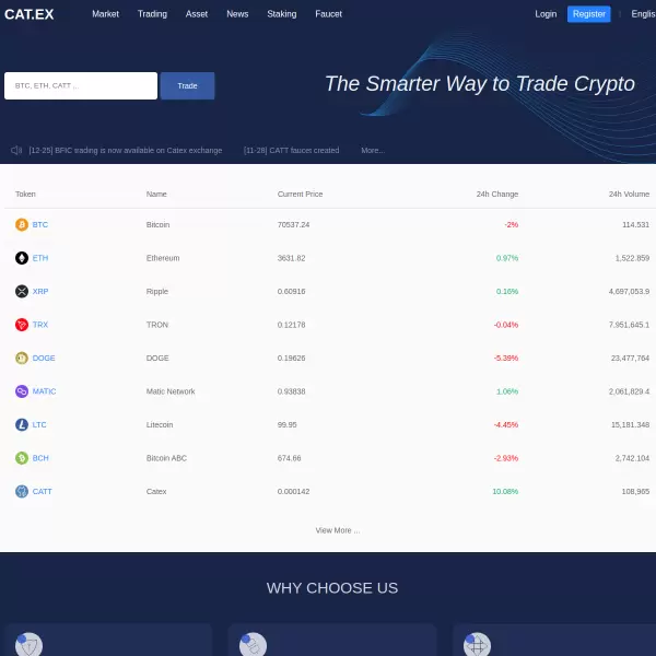 Catex Exchange screenshot