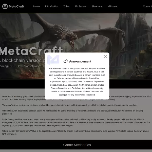 Metacraft (MCT) screenshot