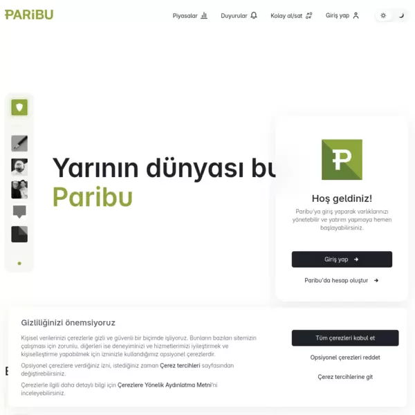Paribu screenshot
